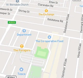 map for St Andrew's CofE (Aided) Primary School