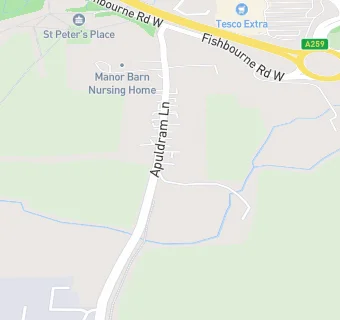 map for Manor Barn Nursing Home