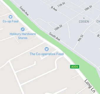 map for KFC HOLBURY