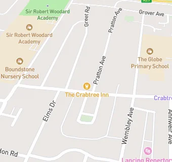 map for The Crabtree PH