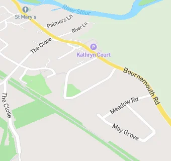 map for Charlton Marshall Village Hall