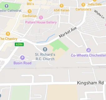 map for Chartwells At St Richards Catholic Primary School