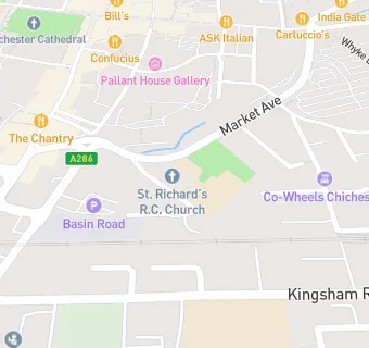 map for St Richard's Catholic Primary School