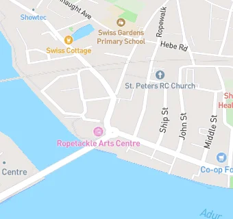 map for Shoreham Conservative Club