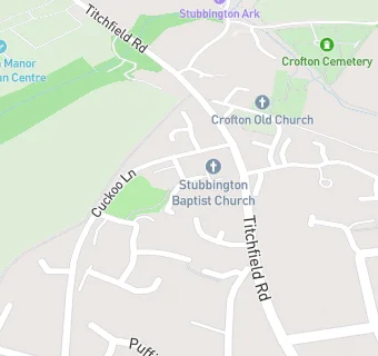 map for Stubbington Baptist Church