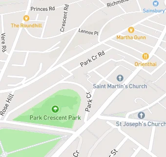 map for The Park Crescent
