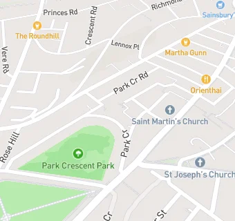 map for The Fat Pig At The Park Crescent