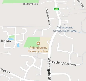 map for Aldingbourne Primary School