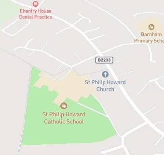 map for The St Philip Howard Catholic High School