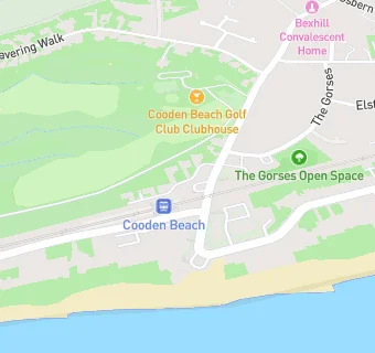 map for Cooden Beach Station Shop