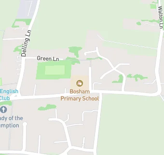 map for Bosham Primary School