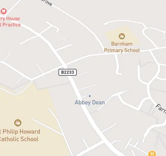 map for Abbey Dean