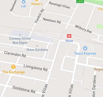 map for Hove Station News