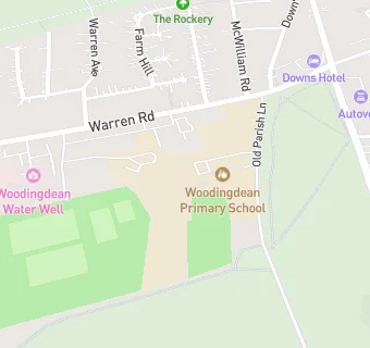 map for Woodingdean Primary School