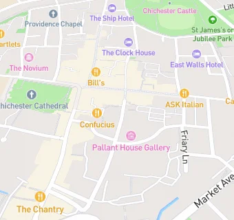 map for Chichester City Club