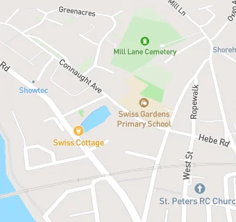 map for Swiss Gardens Primary School