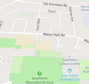 map for Manor Hall First School