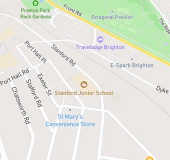 map for Stanford Junior School