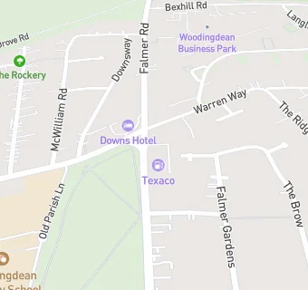 map for Park And Shop - Woodingdean Service Station