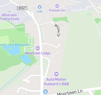 map for MOORTOWN SERVCE STATION