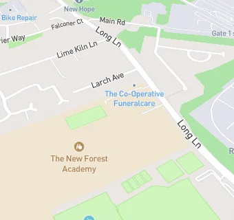 map for The New Forest Academy