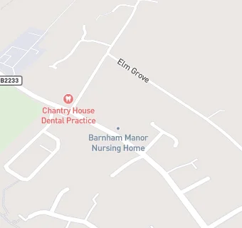 map for Barnham Manor Nursing Home