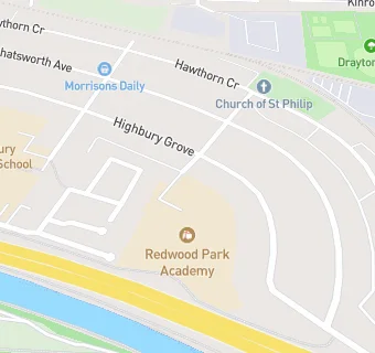 map for Redwood Park Academy