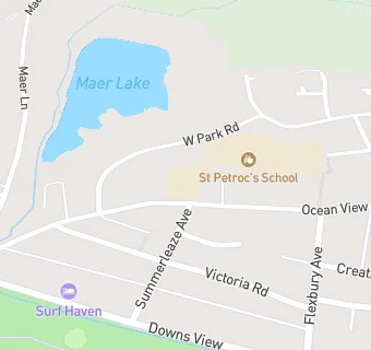 map for St Petroc's School