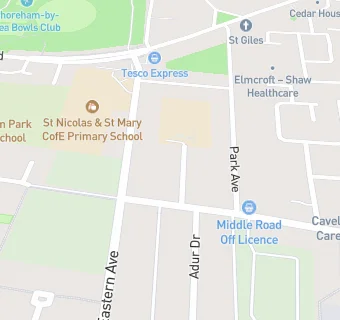 map for Breakfast Club at St Peters School