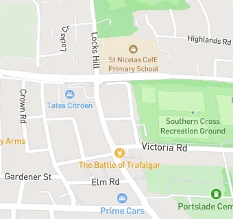 map for Southern Cross Community Pre-School