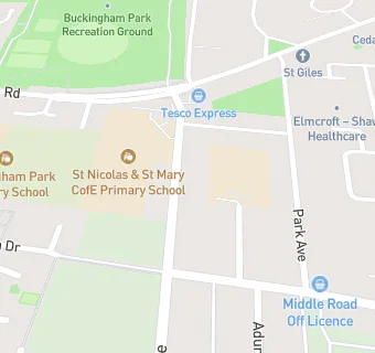 map for Chartwells at St Nicholas School