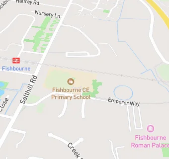 map for Fishbourne CofE Primary School