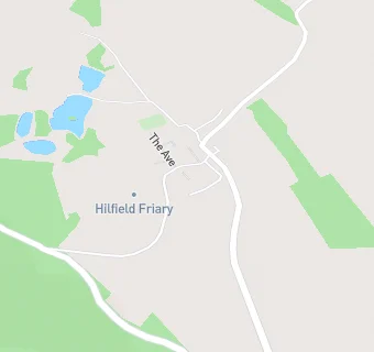 map for HILFIELD FRIARY