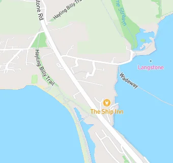 map for Langstone Sailing Club