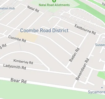 map for Coombe Road County Primary School