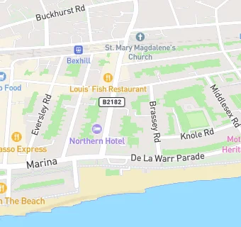 map for Sea Road Surgery