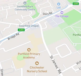 map for Chartwells At Portfield Primary Academy