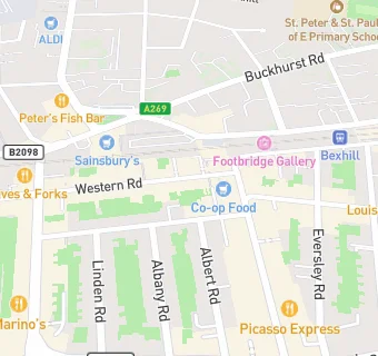 map for Western Road Store