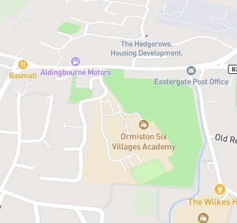 map for Ormiston Six Villages Academy