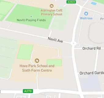 map for IFG At Hove Park School - Nevill Campus