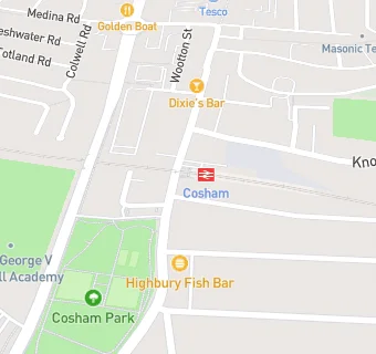 map for Vahid Mohseni (Trading As Cosham Dental Surgery)