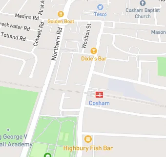 map for British Telecom Social Club