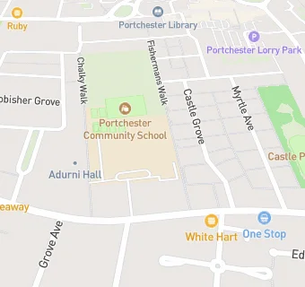 map for Portchester Community School