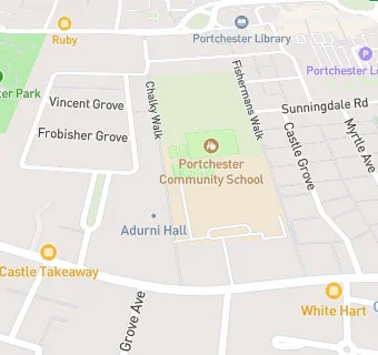 map for Portchester Community School