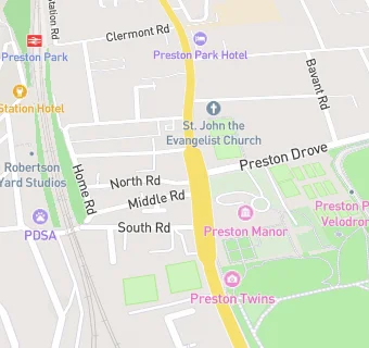 map for Preston Bowls Club