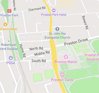 map for Preston Park Newsagent & Post Office