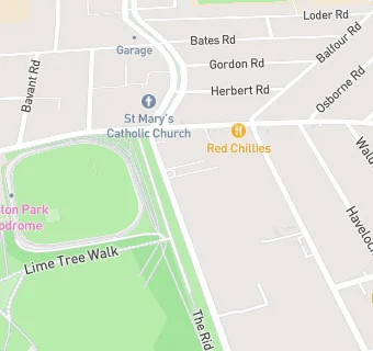 map for St Mary's House