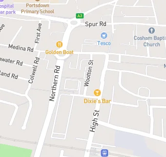 map for The Wootton Street Surgery