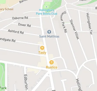 map for Rustico Brighton