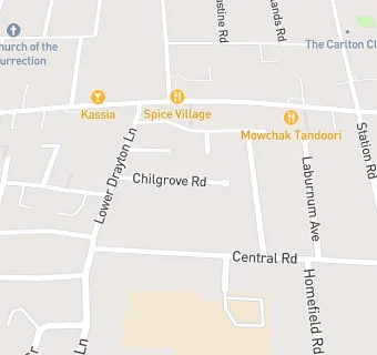 map for Chilgrove Road Care Home